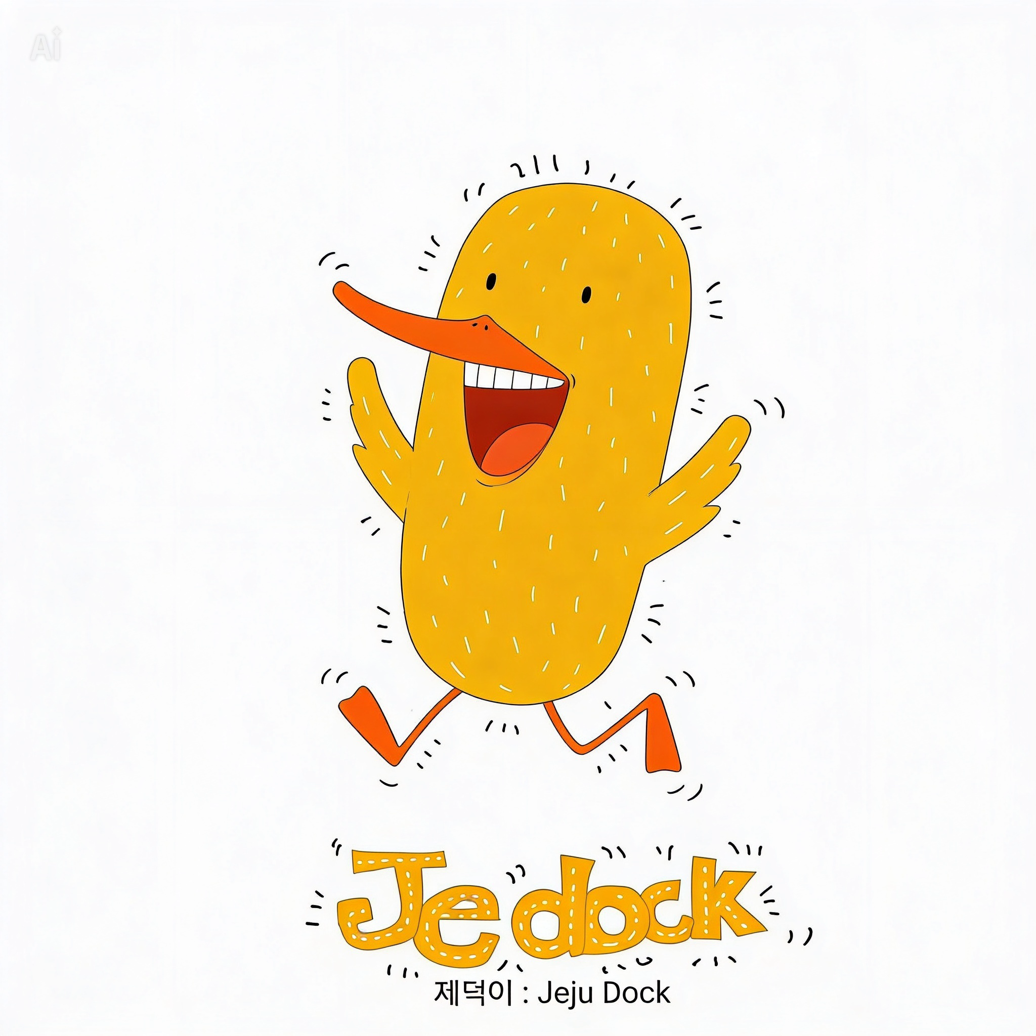 제덕이 기쁨 포즈