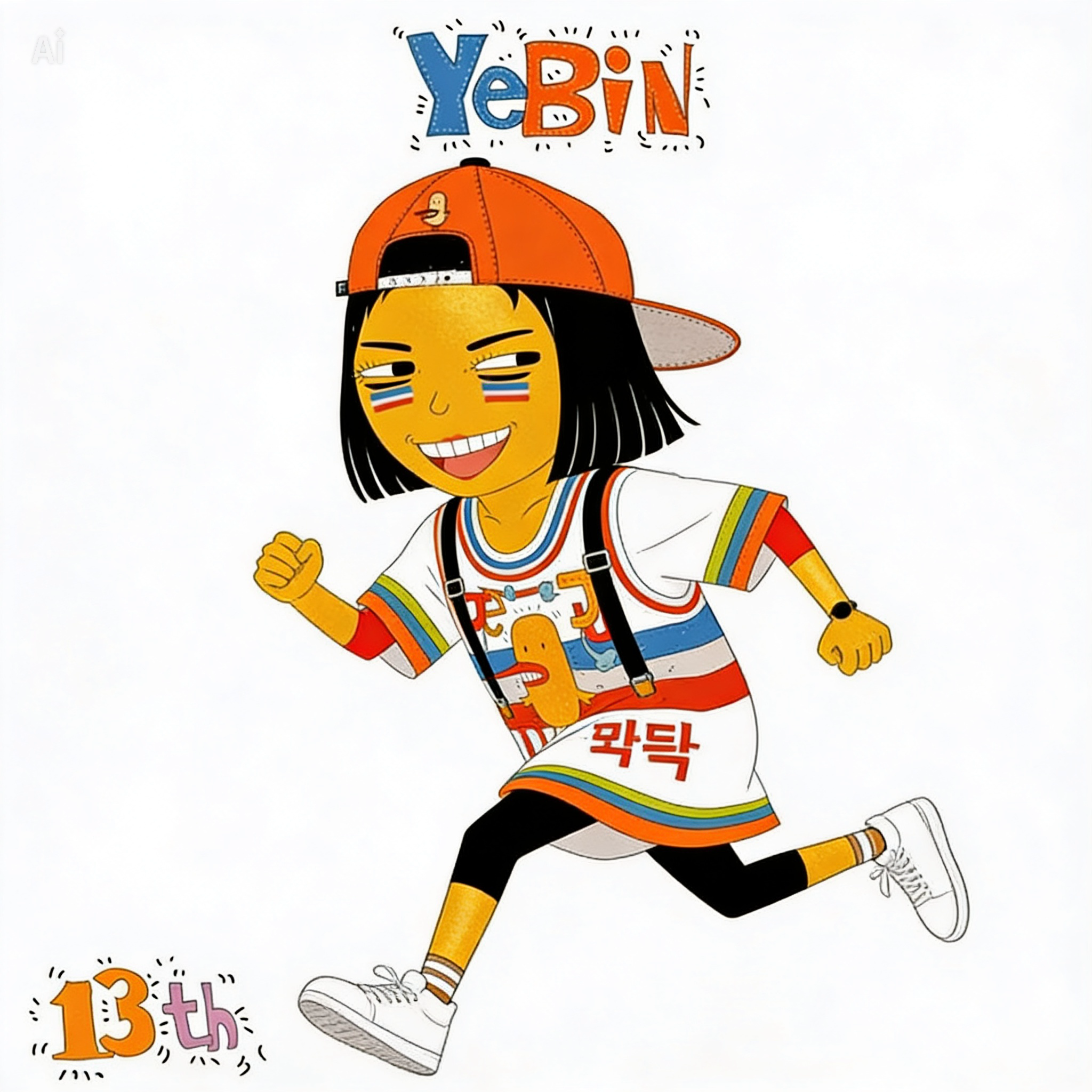 예빈이 달리기 포즈